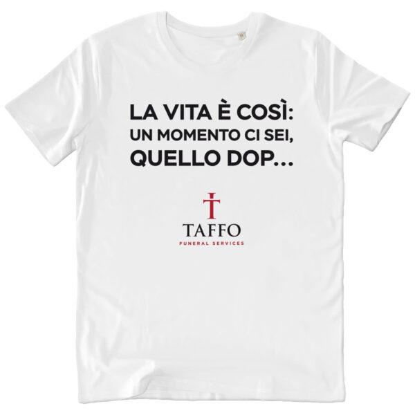 T Shirt Unisex La Vita E' Cosi' White