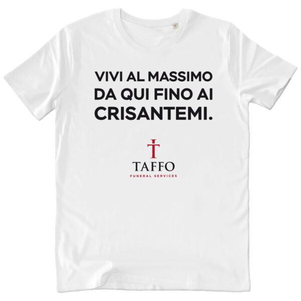 T shirt unisex vivi al massimo white