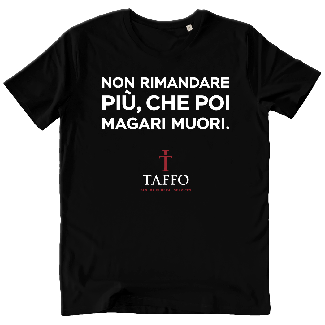 T-SHIRT UNISEX - NON RIMANDARE black T SHIRT UNISEX NON RIMANDARE black
