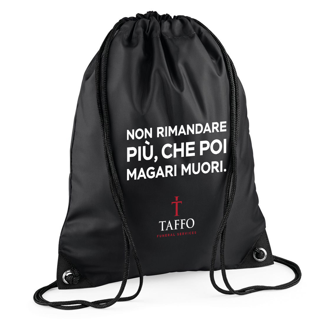 Gym bag non rimandare black