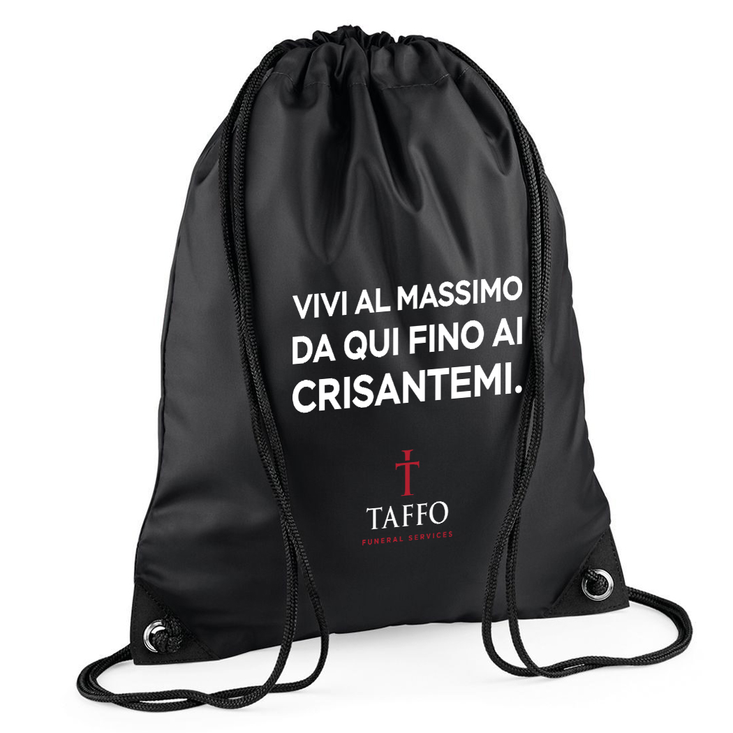 Gym bag vivi al massimo black