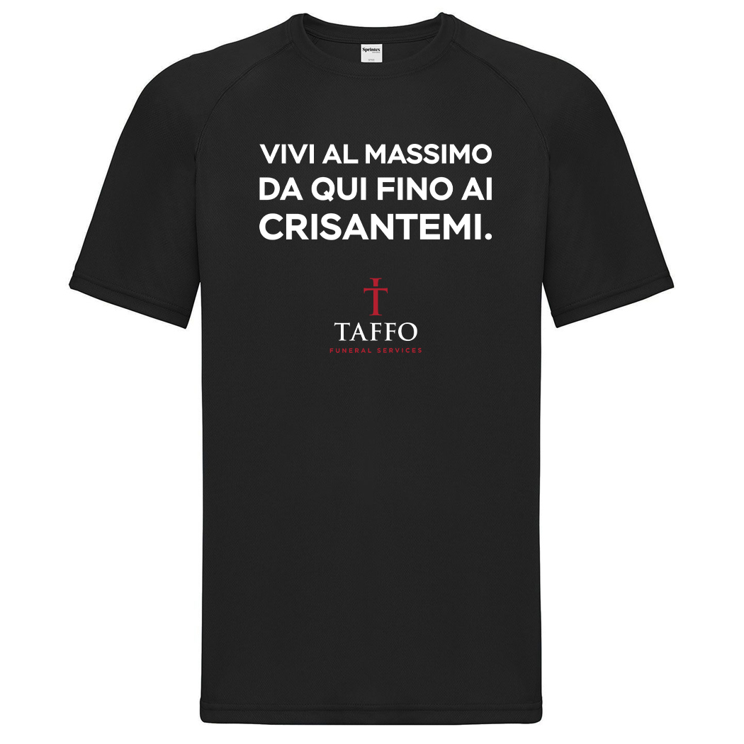 T Shirt Poly Vivi Al Massimo Black